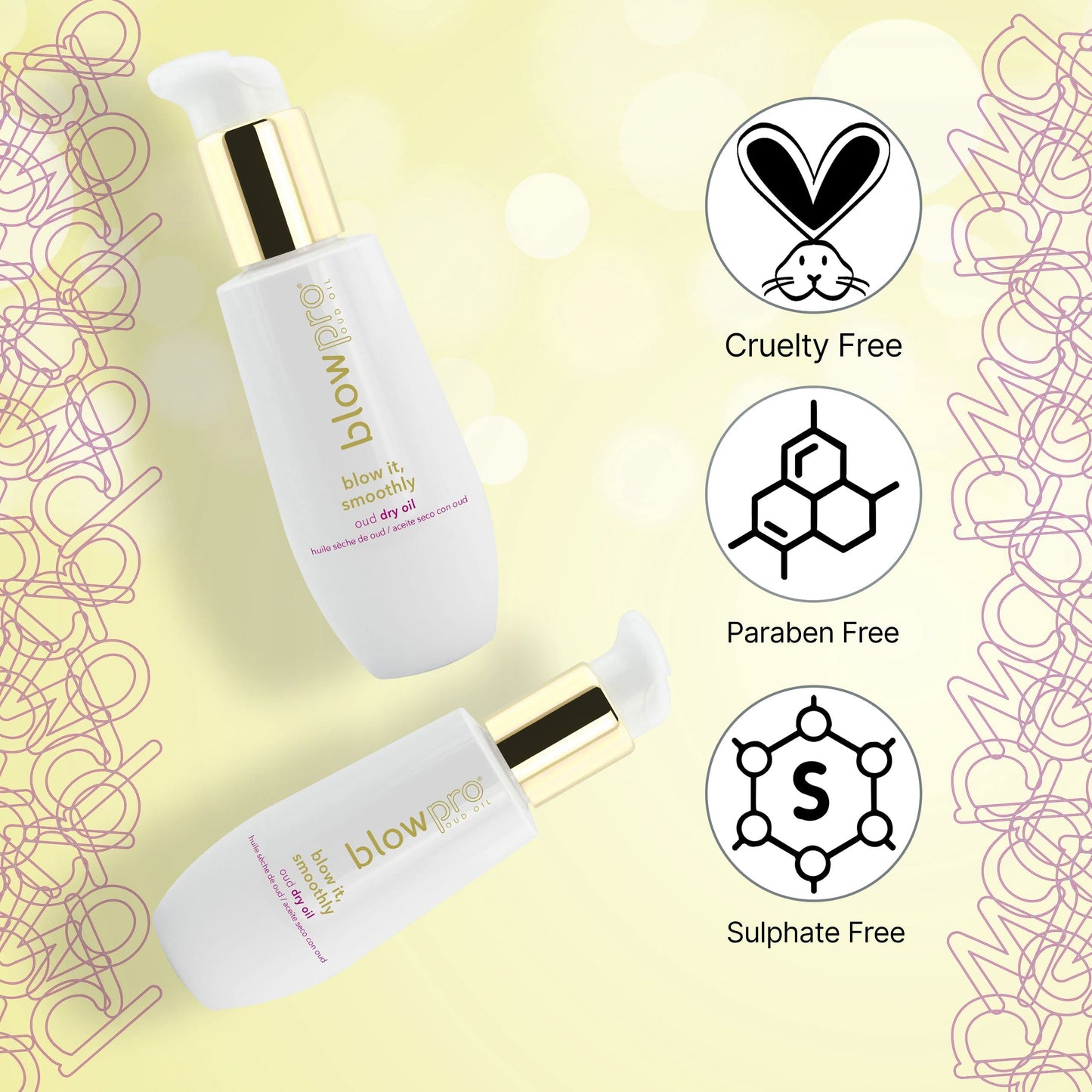 blowpro Blow It Smoothly Oud Dry Oil - Lightweight Essential Oils Serum for Added Hair Shine - Frizz-Free, Fragrant and Smooth Hair Blow Dry Finish Beauty & Personal Care blowpro
