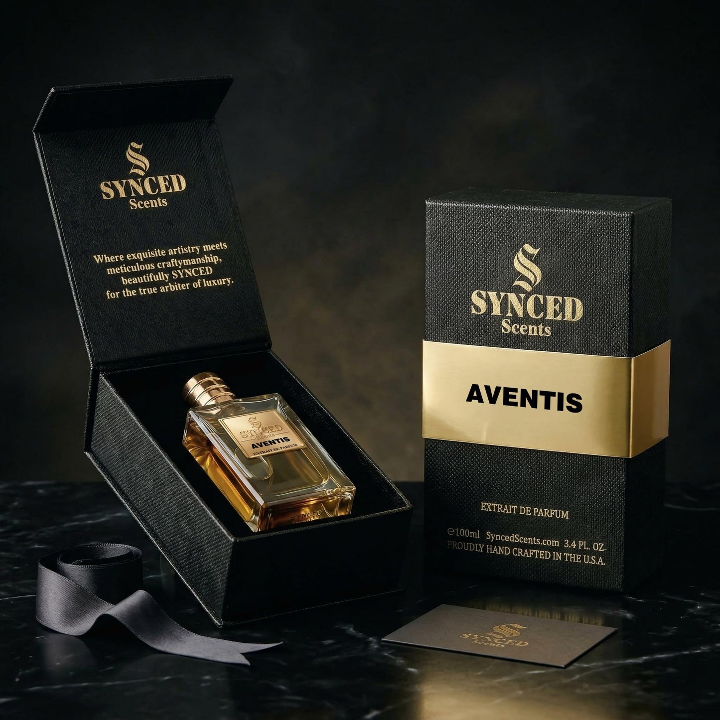 SYNCED Scents AVENTUS Inspired by Cre' Aventus Perfume for Men - Long Lasting Fruity Smoky Woody Fragrance - Intense Fresh Masculine Bergamot Beauty & Personal Care SYNCED Scents