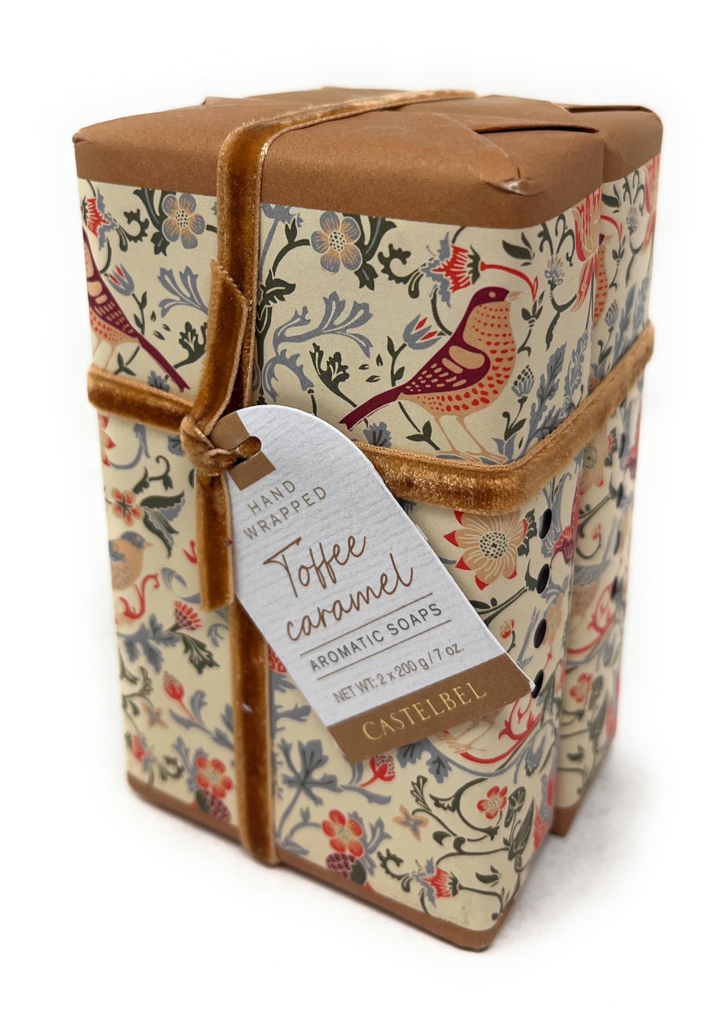 Castelbel Set of Toffee Caramel Fragranced Luxury Soap, (2) 7-Ounce Bars Beauty & Personal Care Castelbel