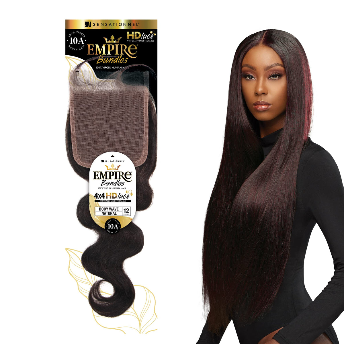 Sensationnel Empire Bundle 4x4 Closure - Body Wave