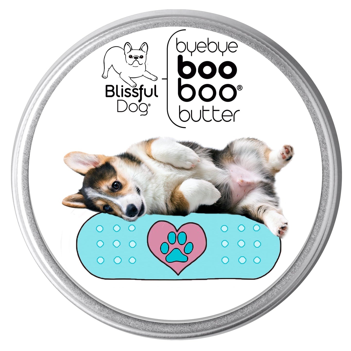 The Blissful Dog 4 oz TIN Corgi Booboo Butter Beauty and Personal Care The Blissful Dog