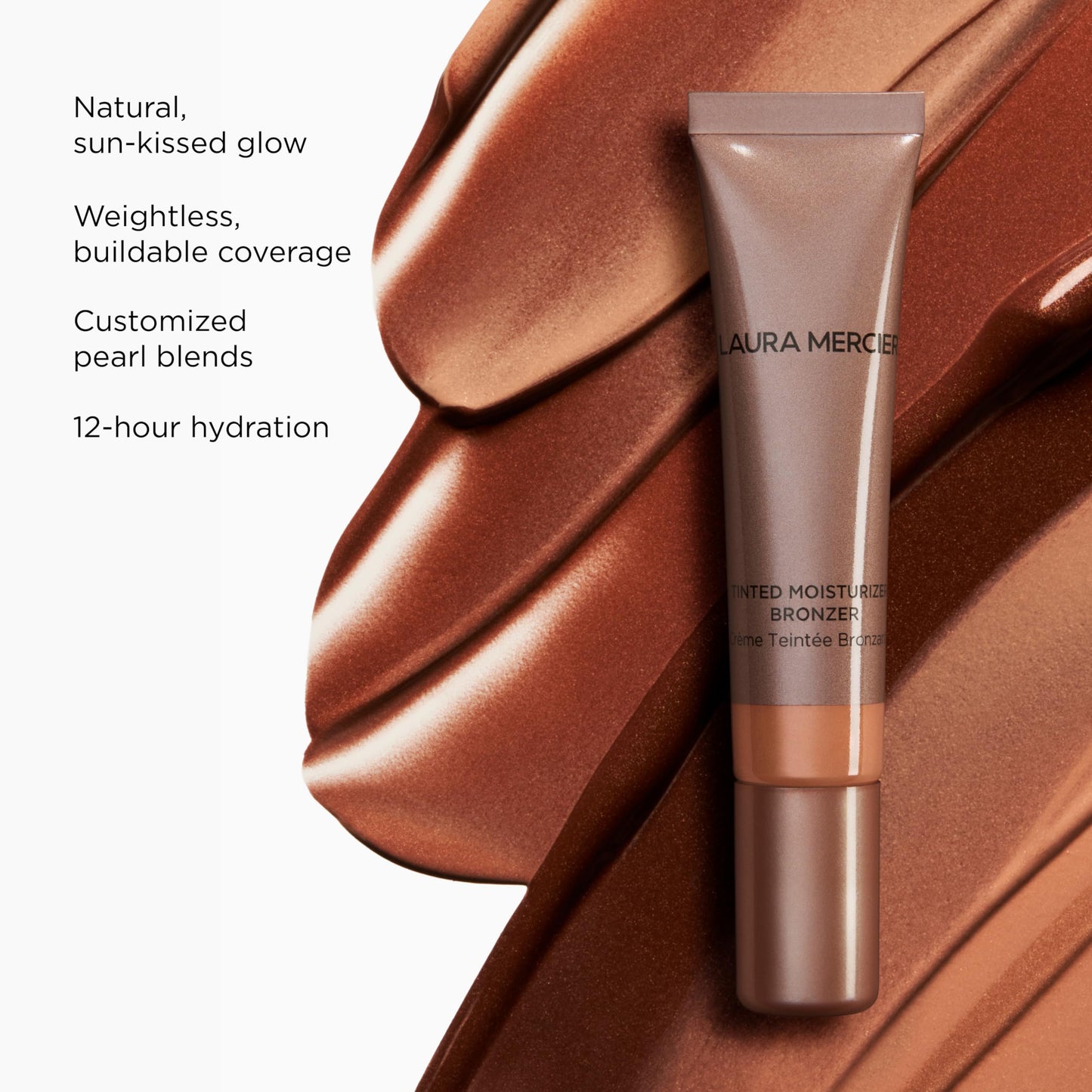 Laura Mercier Tinted Moisturizer Bronzer: Long Lasting Sheer Cream Bronzer, Weightless, Buildable Coverage, 12 HR Hydrating Wear, Non-Comedogenic, 6 Beauty & Personal Care Laura Mercier