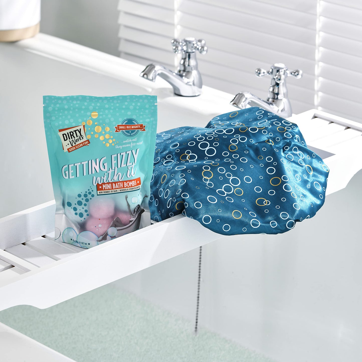 Dirty Works If The Cap Fits Shower Cap Beauty and Personal Care Dirty Works