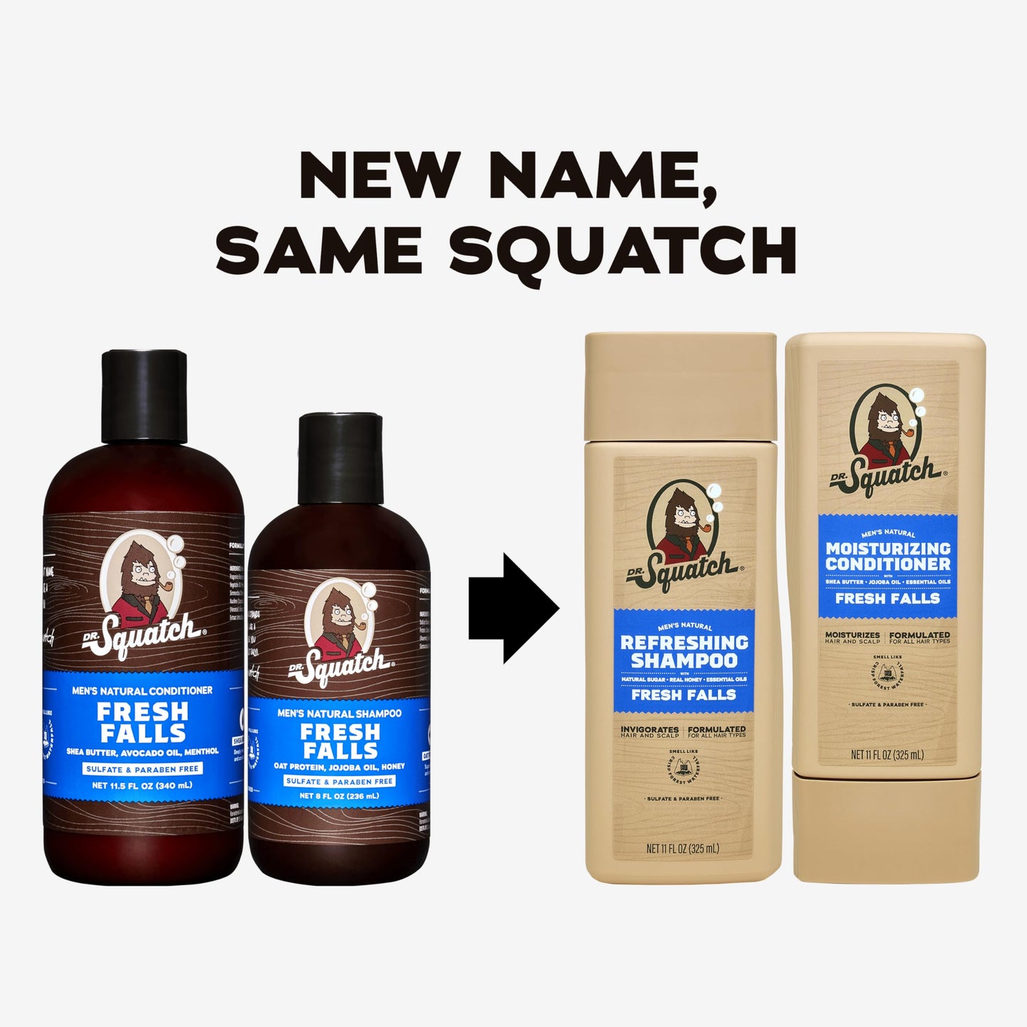 Dr. Squatch Men's Natural Shampoo and Conditioner Set - Sulfate & Paraben Free Natural Shampoo and Conditioner for Men - Scalp Nourishing Formula Beauty & Personal Care Dr. Squatch