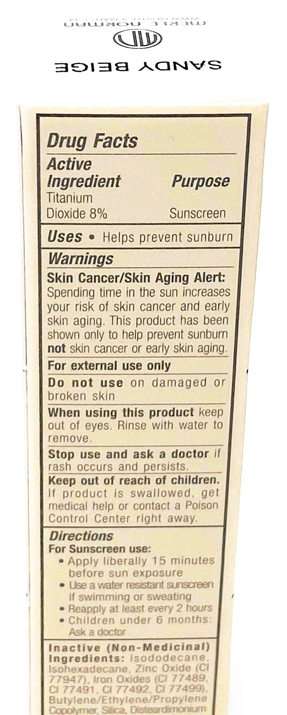 Merle Norman Lasting Foundation - Sandy Beauty & Personal Care Merle Norman