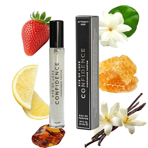Eye Of Love Confidence Pheromone Parfum for Men, 10ml Travel Size, Citrus Musk Cologne for Daily Professional and Social Wear Beauty & Personal Care EOL EYE OF LOVE