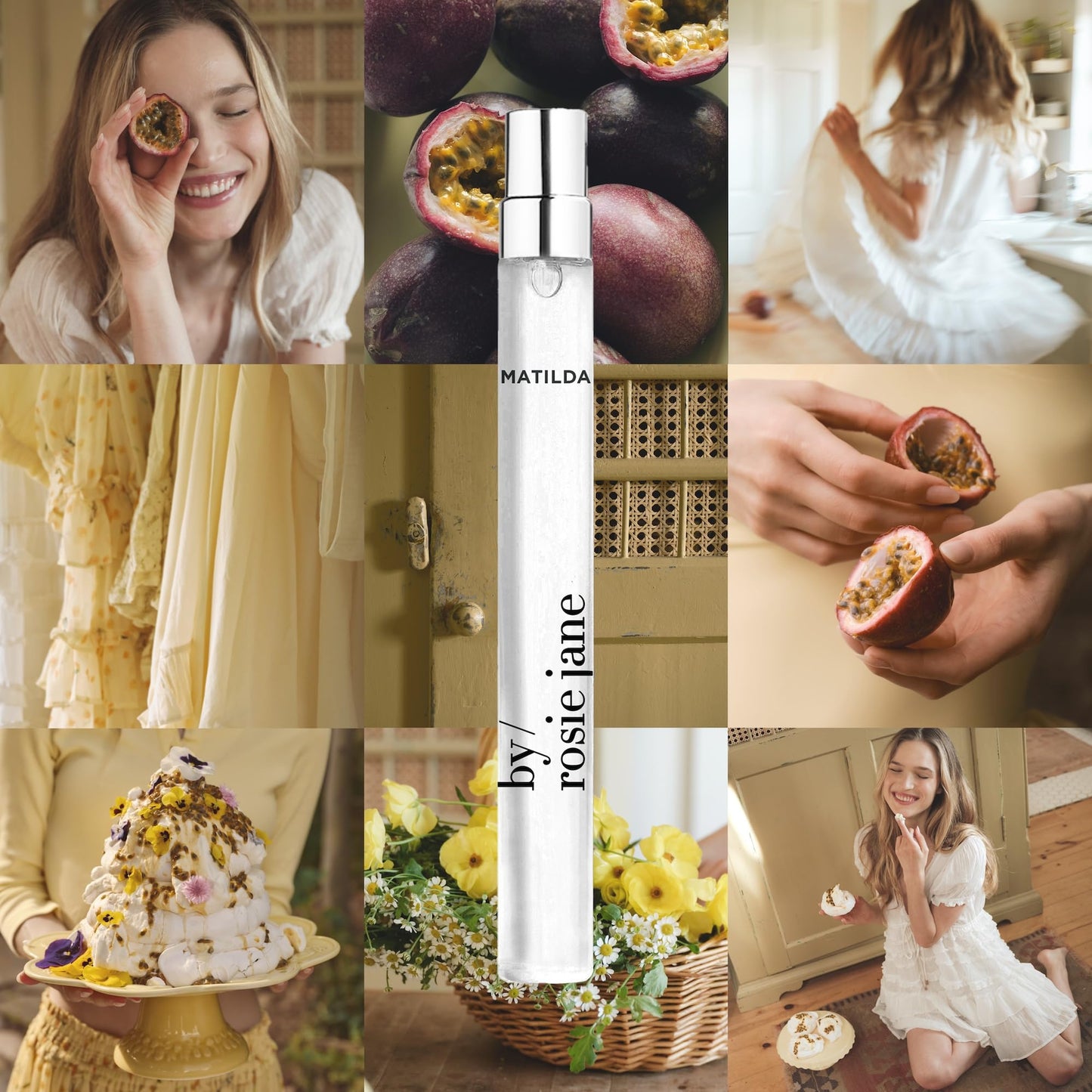 By Rosie Jane Travel Perfume (Matilda) - Clean, Non-Toxic Perfumes for Women - Long-Lasting, Everyday Body Spray & Hair Perfume - Notes Beauty & Personal Care By Rosie Jane
