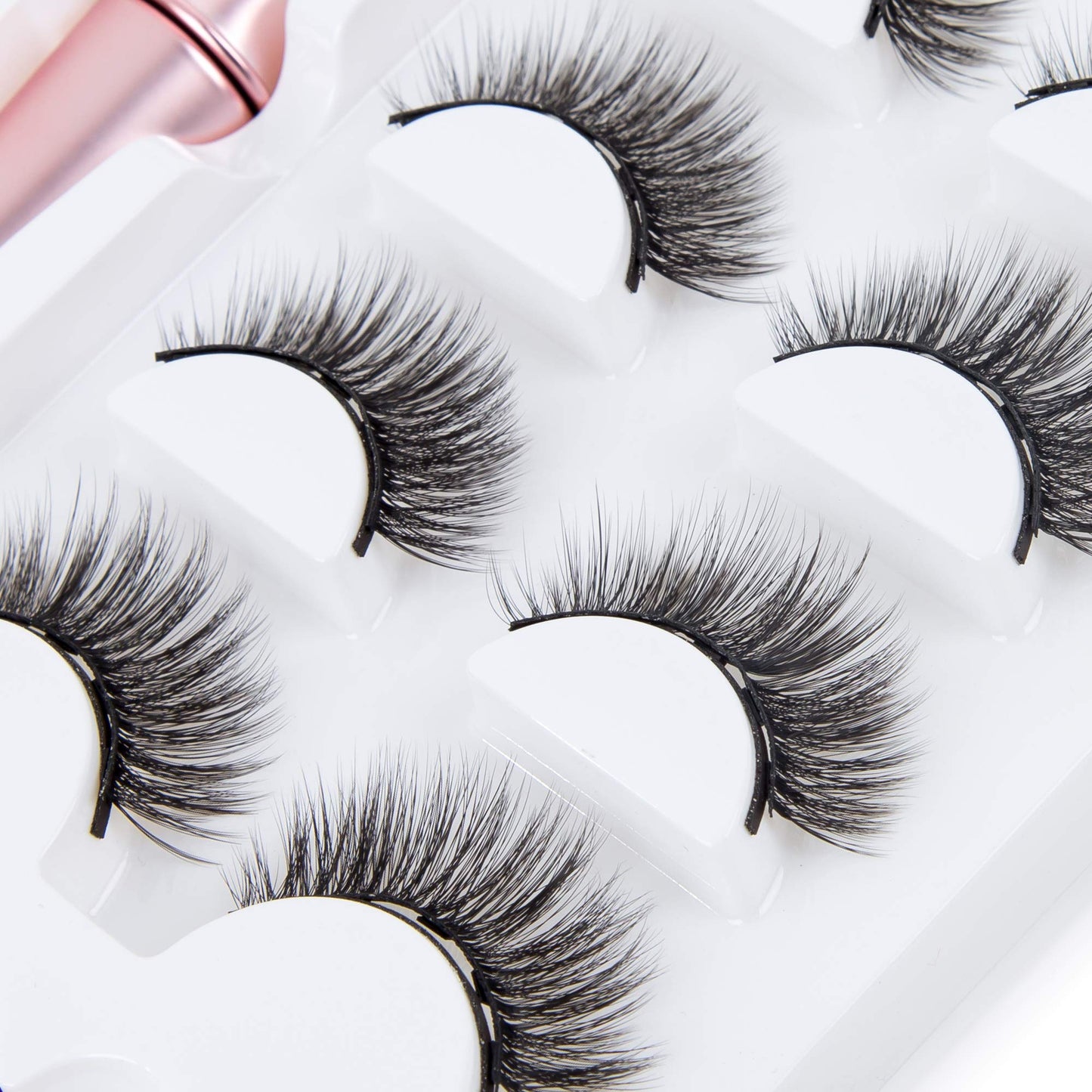 Magnetic Eyelashes, False Eyelashes Magnetic Eyelashes with Eyeliner Natural Look with Eyeliner?4pairs? Beauty & Personal Care Aonmik