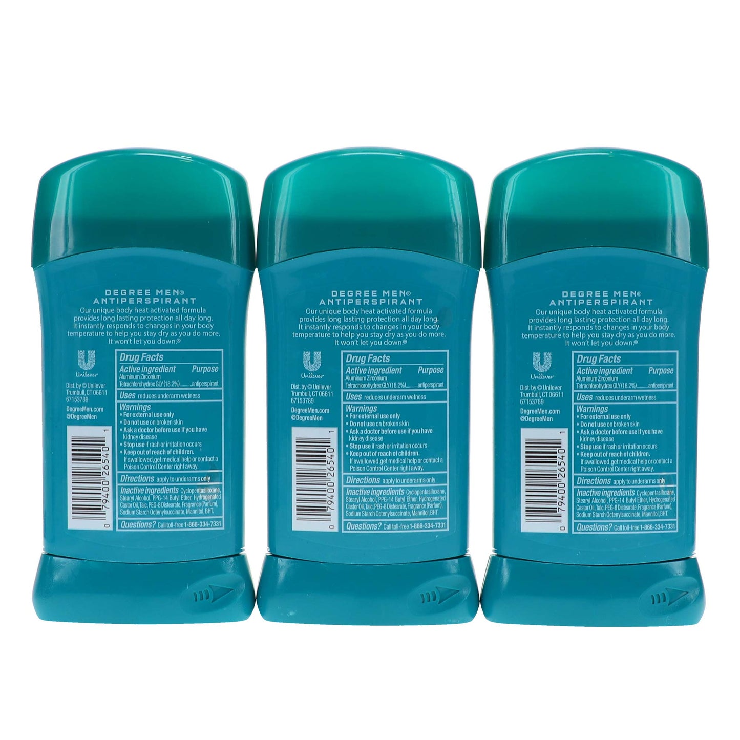 Degree Deodorant 2.7 Ounce Mens Cool Rush (3 Pack) (Packaging may vary) Beauty and Personal Care Degree