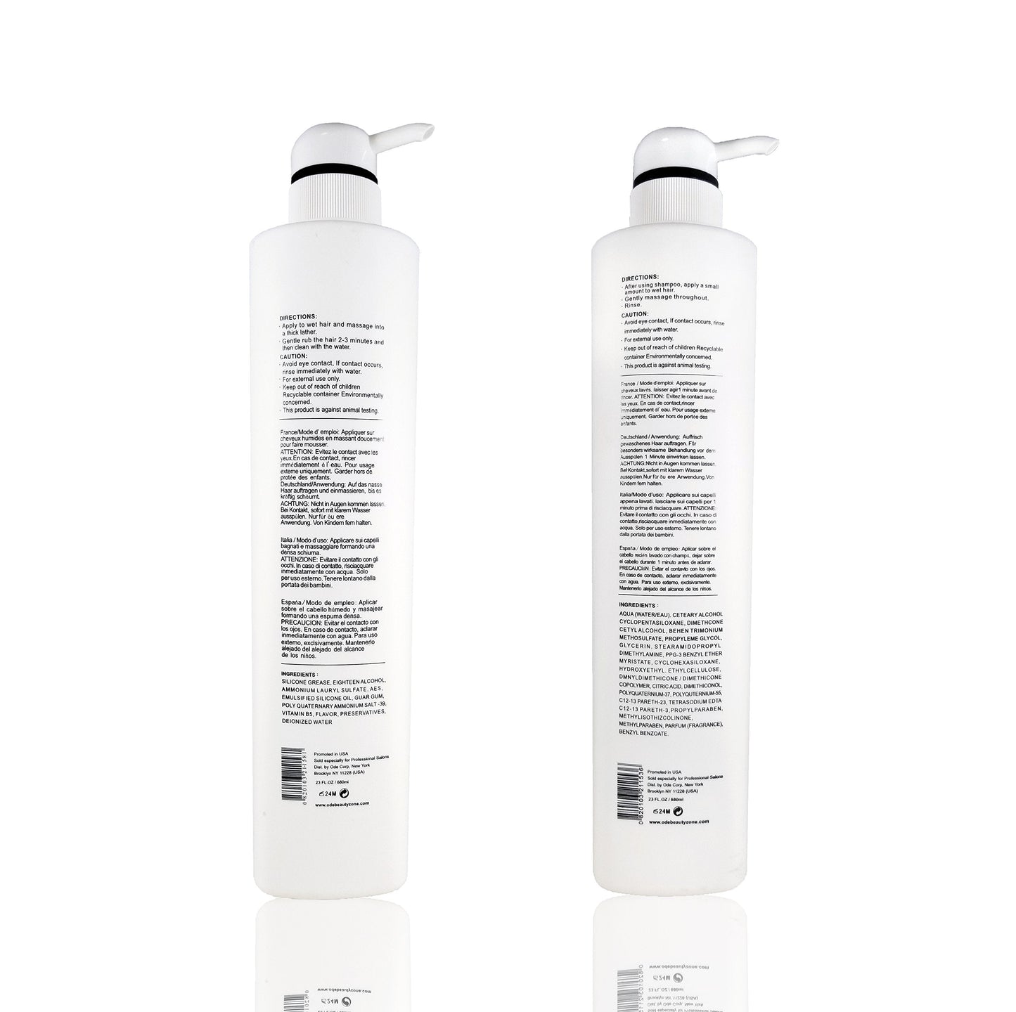 ODE SOFIA Honey & Collagen Shampoo and conditioner, for normal to dry hair, women, men and teens, 23Fl OZ, 680ml (set of Shampoo and conditioner) Beauty & Personal Care SOFIA BY ODE