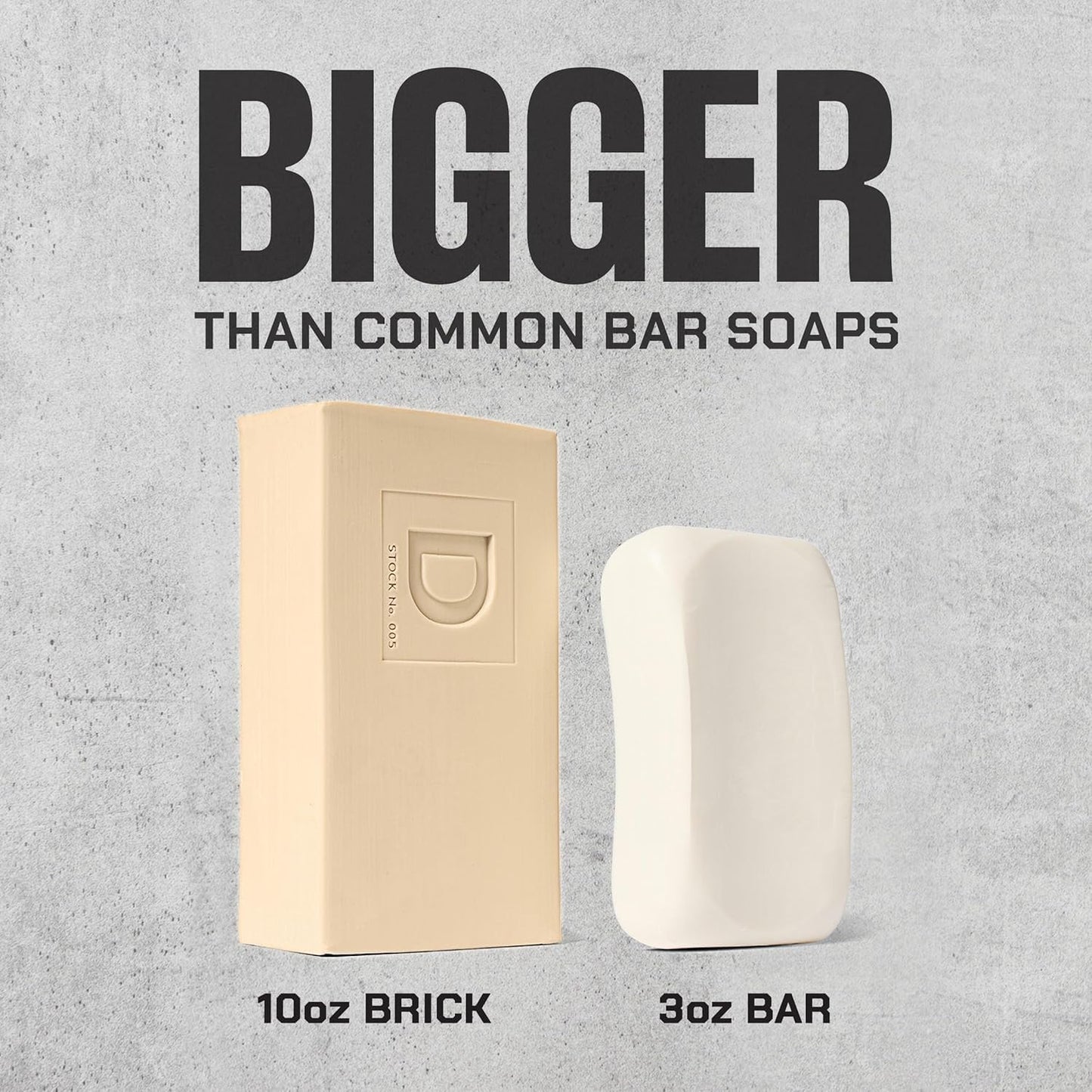 Duke Cannon Supply Co. Palomino Big Brick of Soap for Men - 10 oz - Mahogany + Vanilla Scent - Triple-Milled Men's Bar Soap - Deep-Cleansing Bath Bar Beauty & Personal Care Duke Cannon Supply Co.