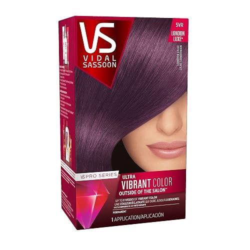 Vidal Sassoon Pro Series Permanent Hair Dye, 5VR London Lilac Hair Color, Pack of 1 Beauty & Personal Care Vidal Sassoon