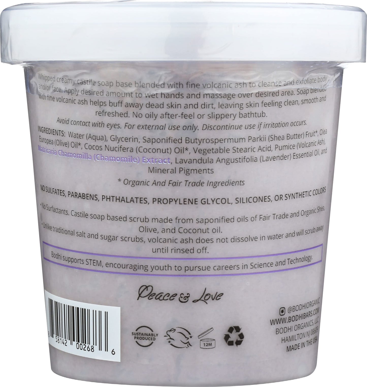 BODHI HANDMADE SOAP Lava Lavender Whipped Soap, 14 OZ Beauty & Personal Care BODHI