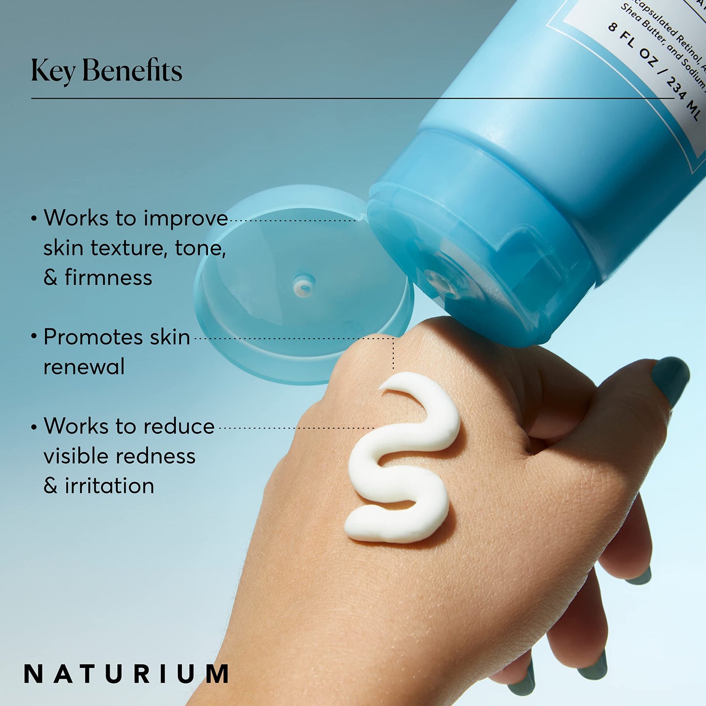Naturium Skin-Renewing Retinol Body Lotion, Advanced Firming Anti-Aging Skin Care, with Encapsulated Retinol & Shea Butter, 8 oz Beauty & Personal Care Naturium