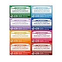 Dr. Bronner's Pure-Castile Magic Bar Soap (5 oz Variety Pack) Almond, Unscented, Lavender, Peppermint, Citrus, Rose, Tea Tree, & Eucalyptus - Made Beauty & Personal Care Dr. Bronner's