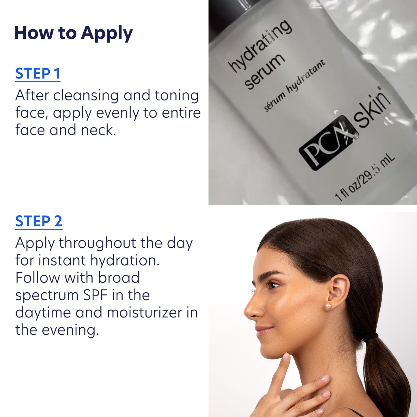 PCA SKIN Hydrating Serum, Sensitive Skin Face Moisturizer, Gently Nourishes and Hydrates Sensitive Skin, 1 fl oz Pump Beauty & Personal Care PCA SKIN