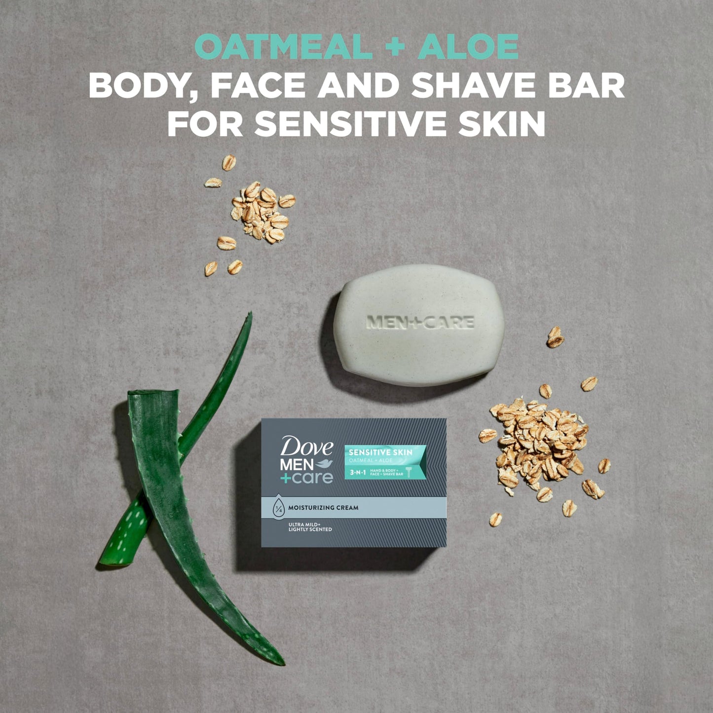 DOVE MEN + CARE Hand & Body Face + Shave Bar Sensitive Skin 6 Count for sensitive skin 3.75 oz Beauty & Personal Care DOVE MEN + CARE