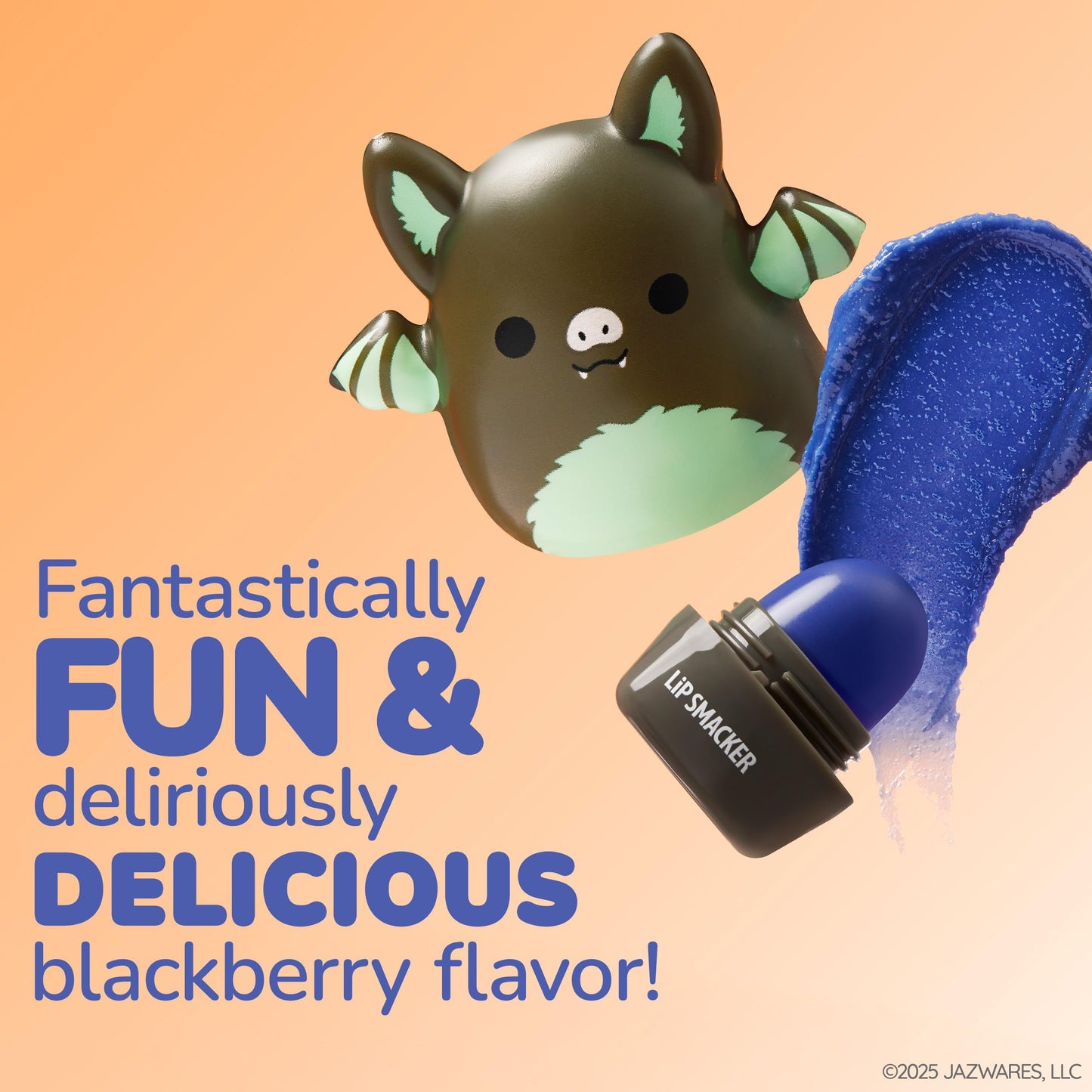 Lip Smacker Squishmallows Moisturizing Lip Balm, Fun Soft Squishy Collectible Top, Blackberry Flavored Hydration - Aldous Beauty & Personal Care Lip Smacker