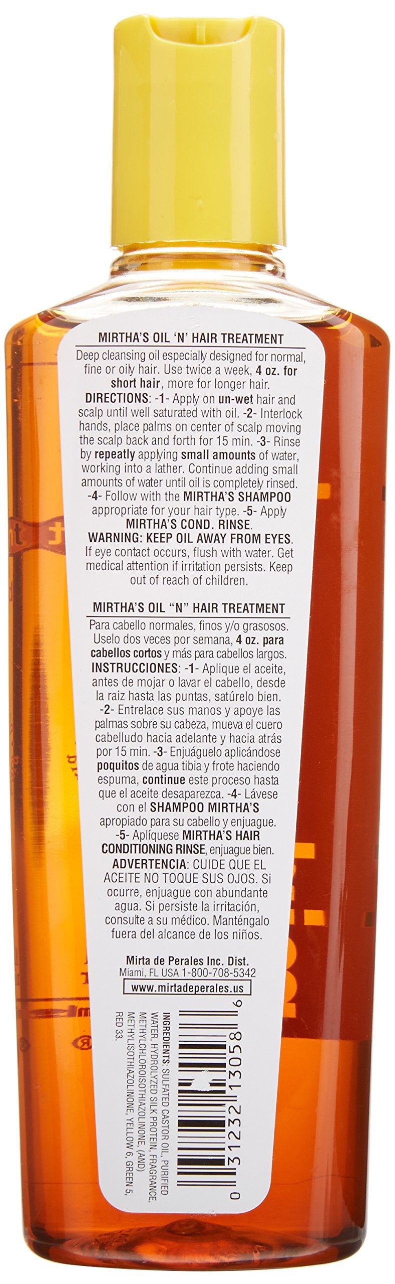 Mirta De Perales N Oil Treament Shampoo, 8 Ounce Beauty & Personal Care Mirta De Perales