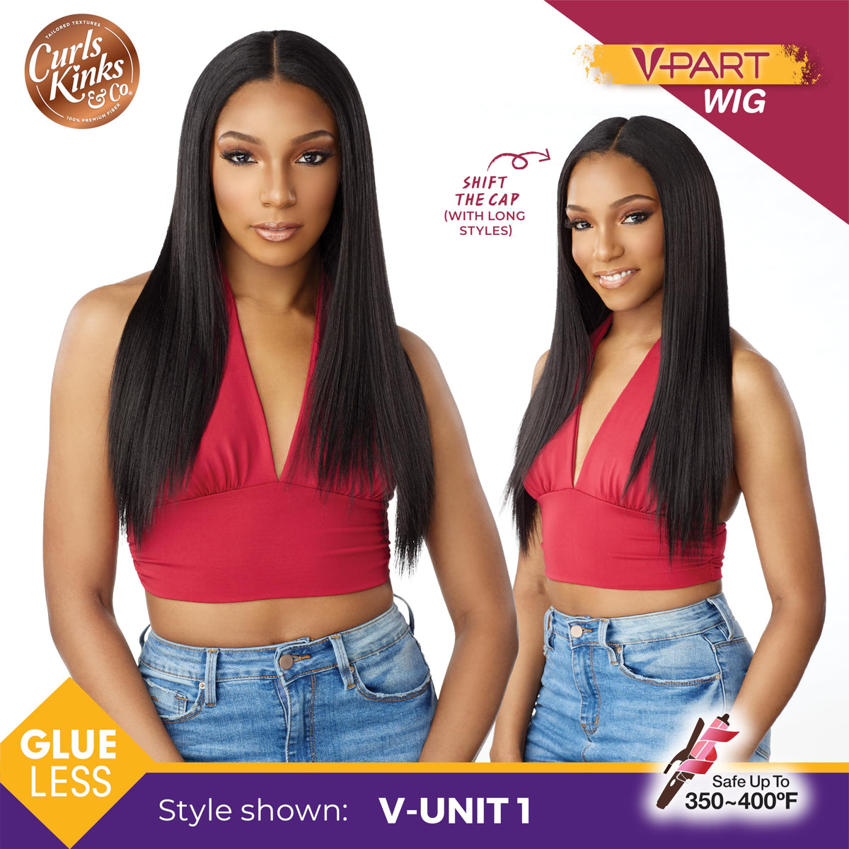 Sensationnel Curls Kinksandco Vpart Wig-Unit 1, TH1B/30