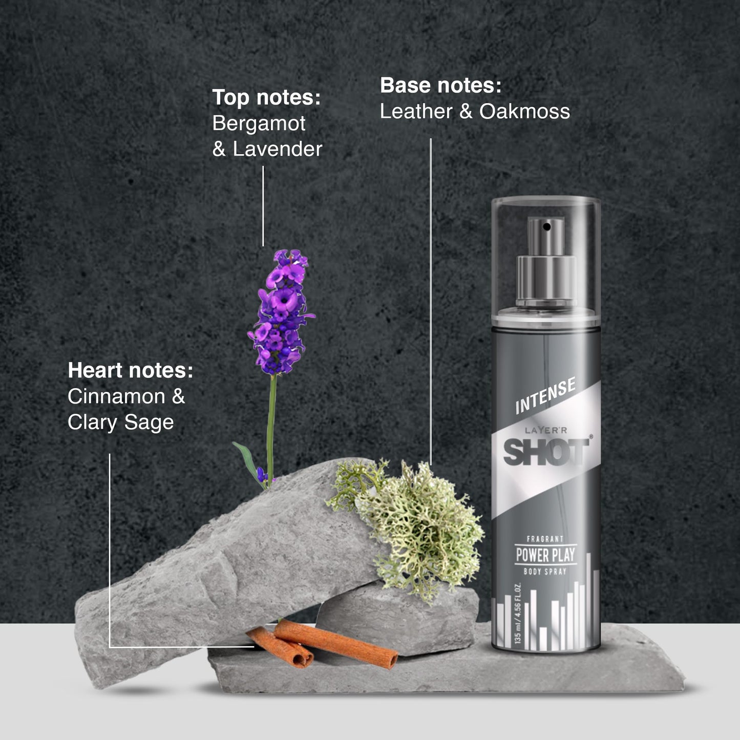 Layer'r Shot Deodrant, Power Play, 135ml Beauty and Personal Care Layer'r