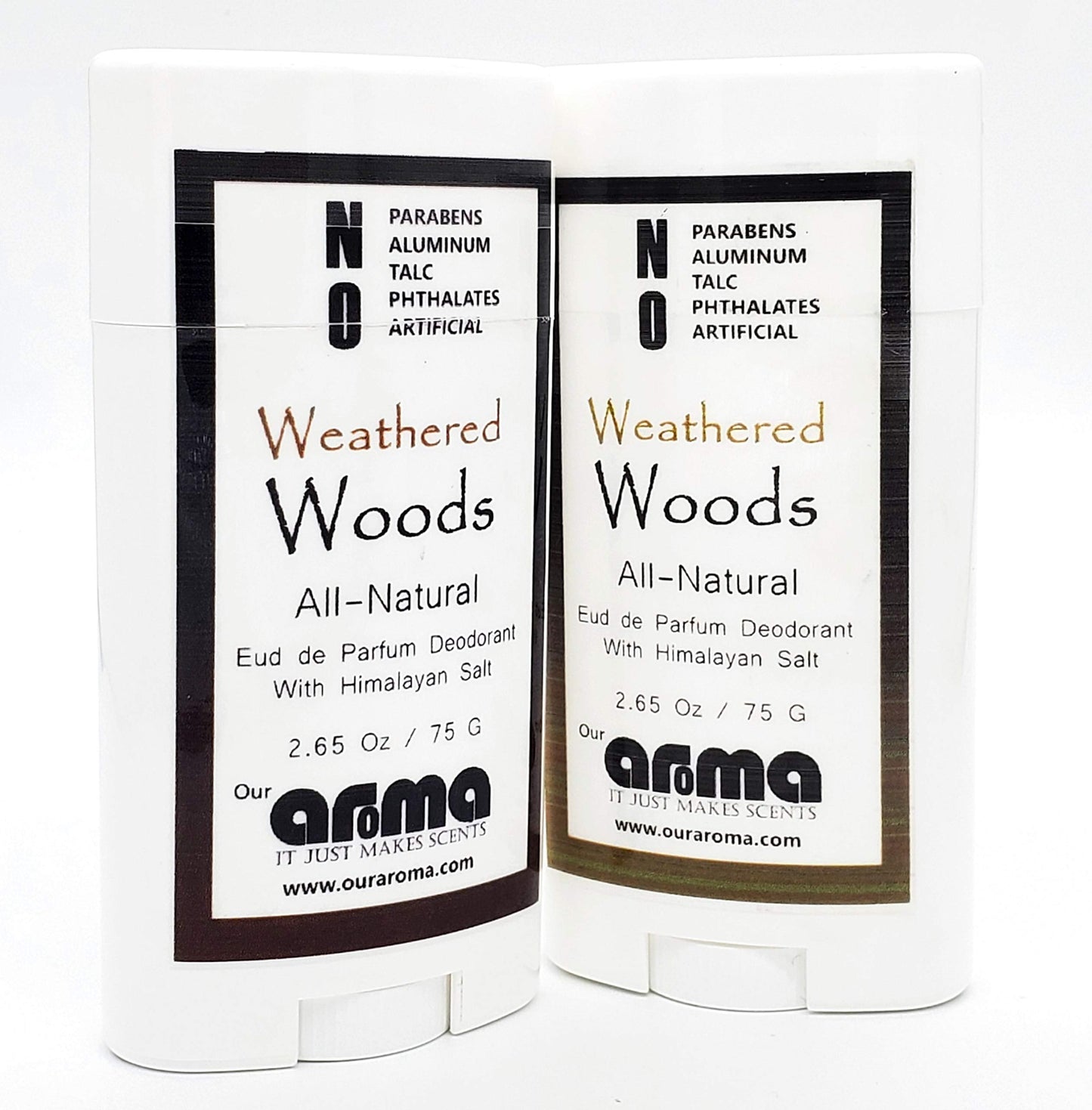Our Aroma All-Natural Deodorant for Women and Men - Vegan, Gluten Free, Cruelty Free - Aluminum Free, Free of Parabens & Sulfates - Weathered Woods Beauty and Personal Care Our Aroma