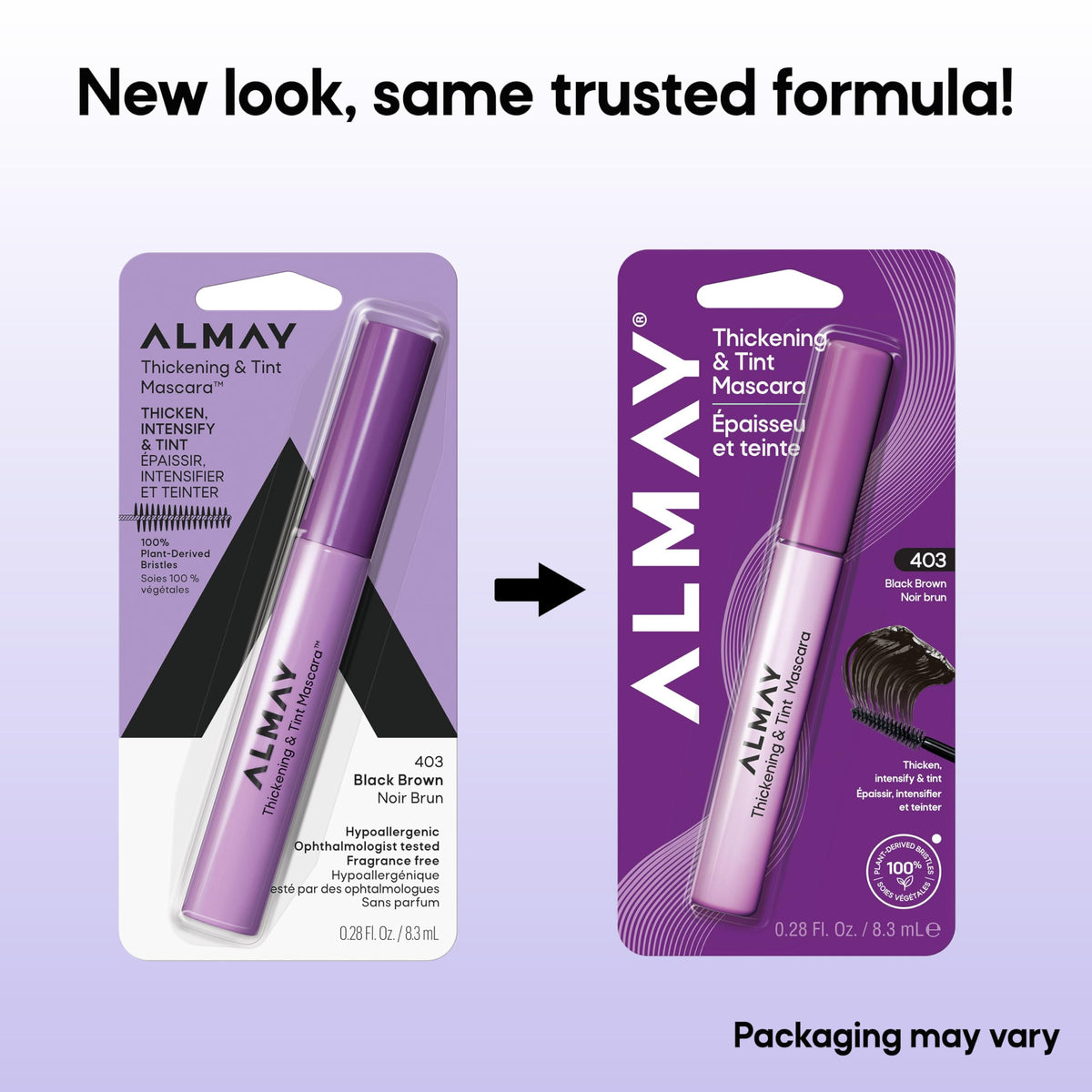 Almay Thickening & Tint Mascara, 403 Black Brown, 1 Count