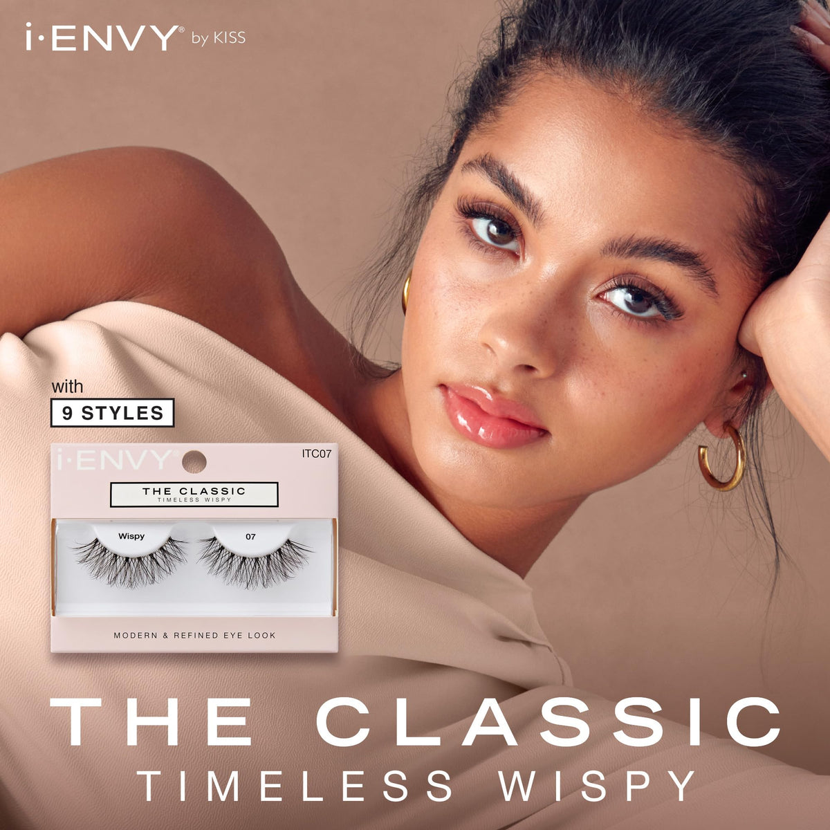 i-ENVY The Classic - Timeless Wispy Lash Extension, Modern & Redefined Eye Look, Lightweight Undetectable Clear Band for Natural Look (07) Beauty & Personal Care i•ENVY