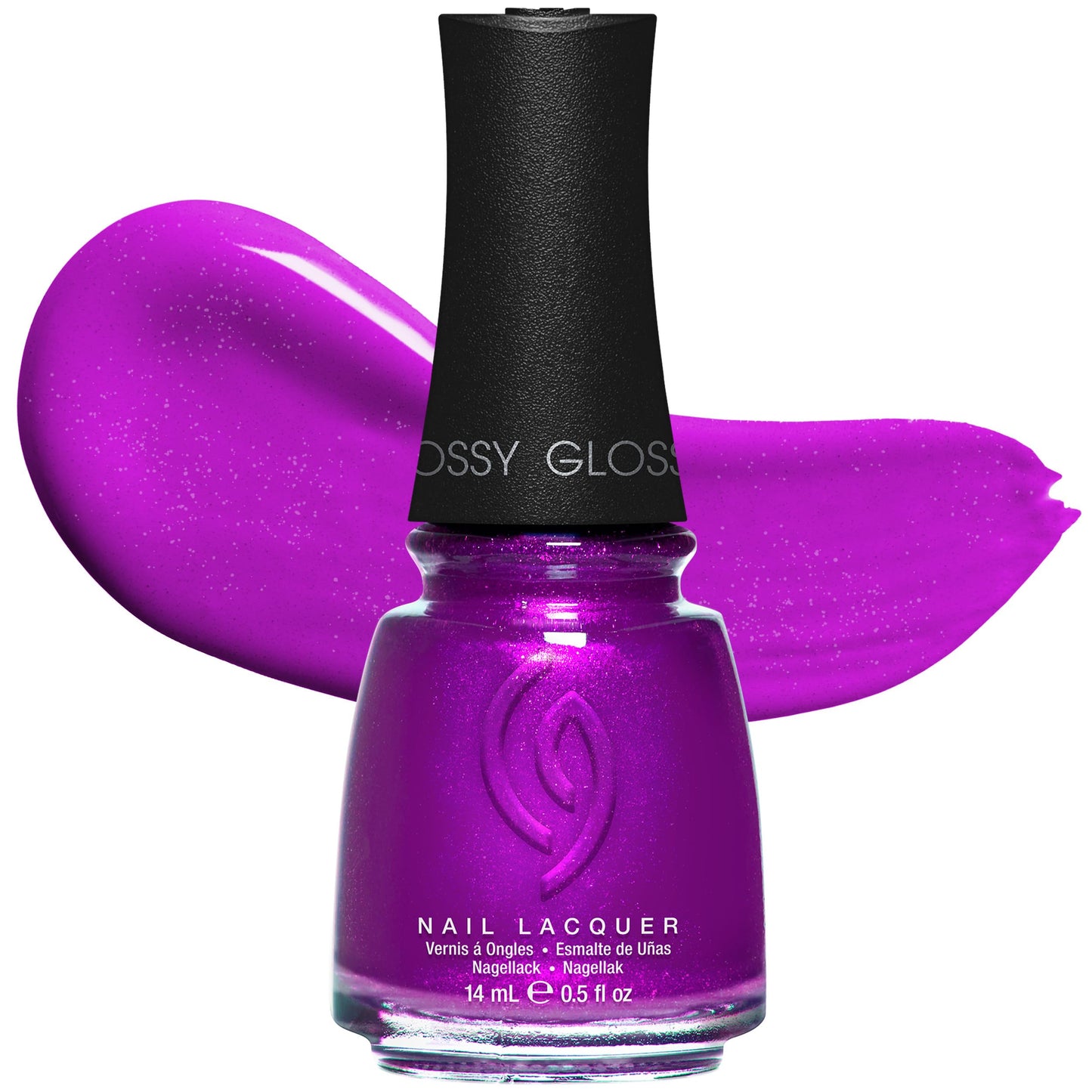 China Glaze CG Nail Lacquer Summer Reign - Vivid Purple Nail Polish, Quick Dry, Chip Resistant, Shimmer Glossy for Salon & DIY Manicure, 0.5 fl oz Beauty and Personal Care China Glaze Default Title
