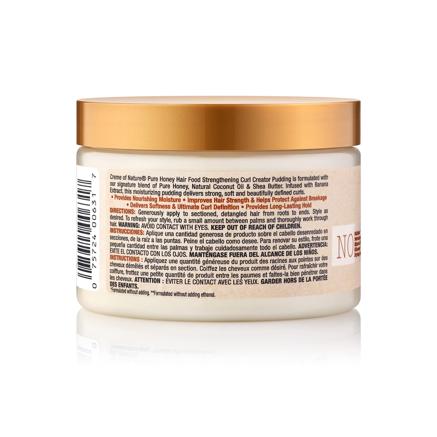 Creme of Nature, Curl Pudding, Pure Honey and Banana Collection, For Over Processed Damages Hair, 4.7 Fl Oz Beauty & Personal Care Creme of Nature