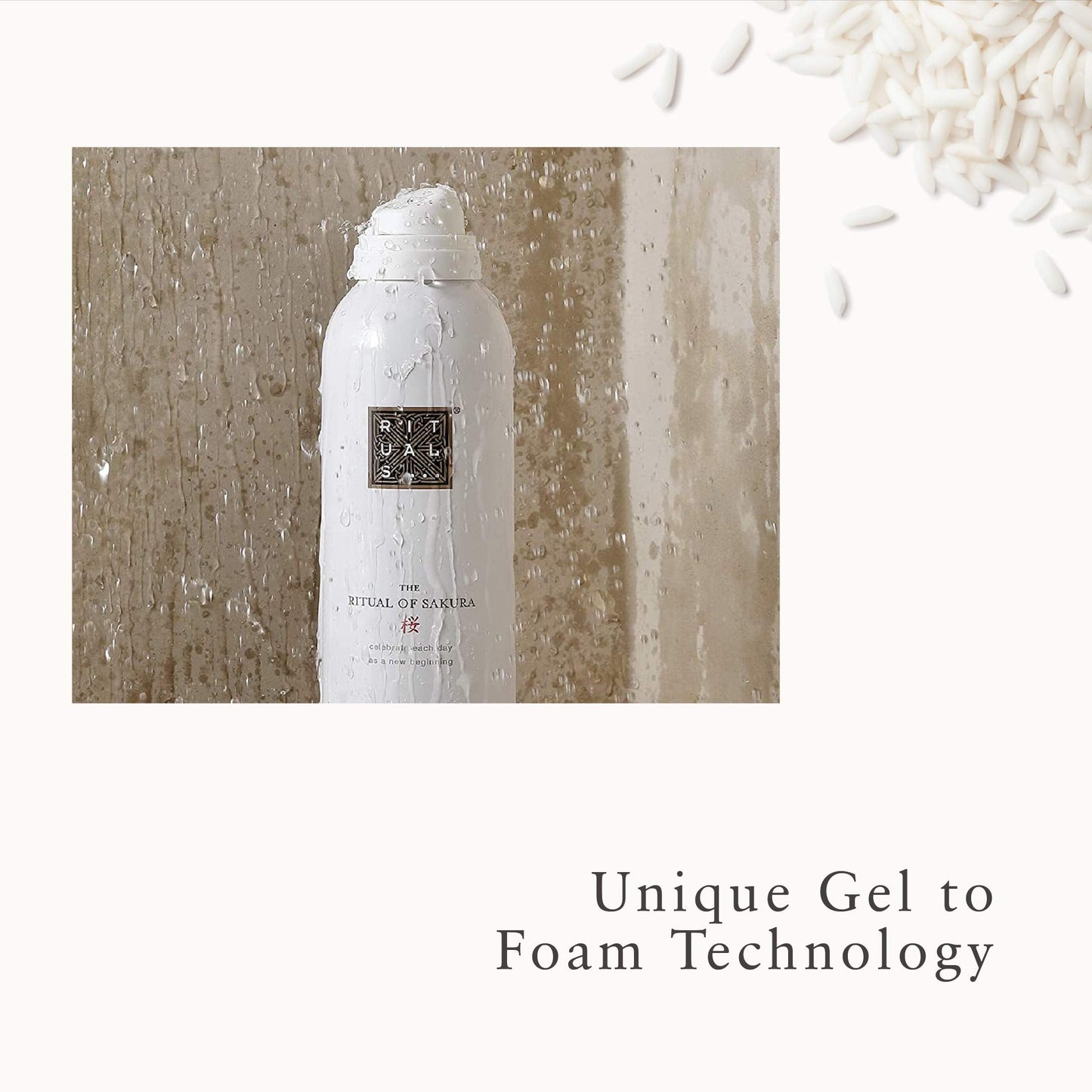 RITUALS The Ritual of Sakura Foaming Shower Gel Cherry Blossom, 6.7 Fl Oz Beauty & Personal Care RITUALS
