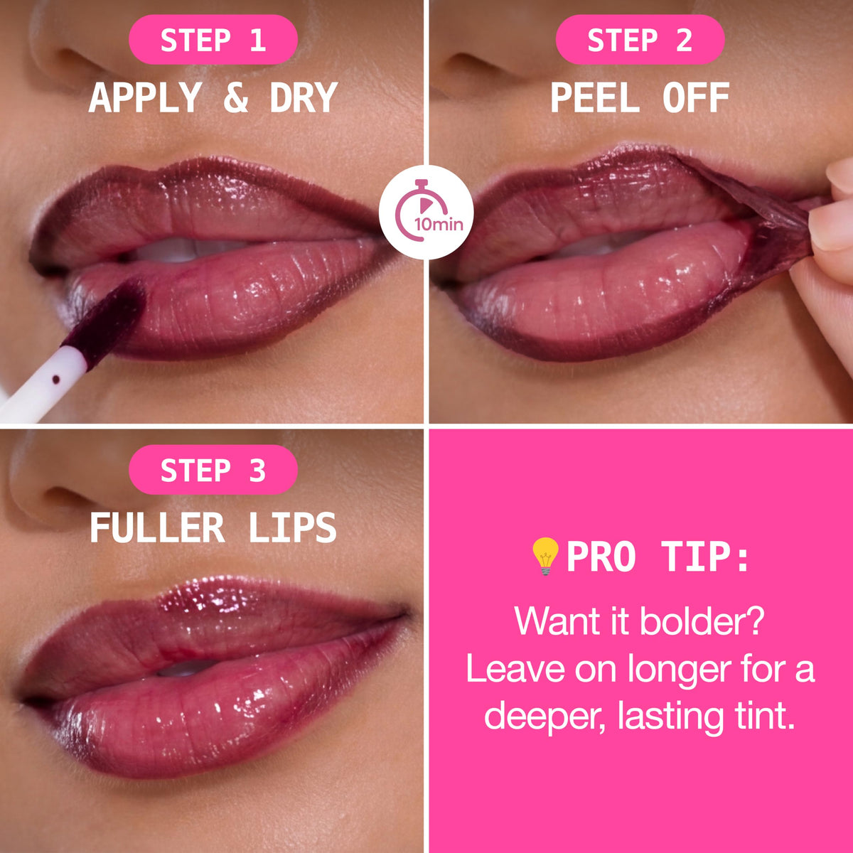 Ruby Kisses Lip Liner Stain Peel Off Tint (RPO08)