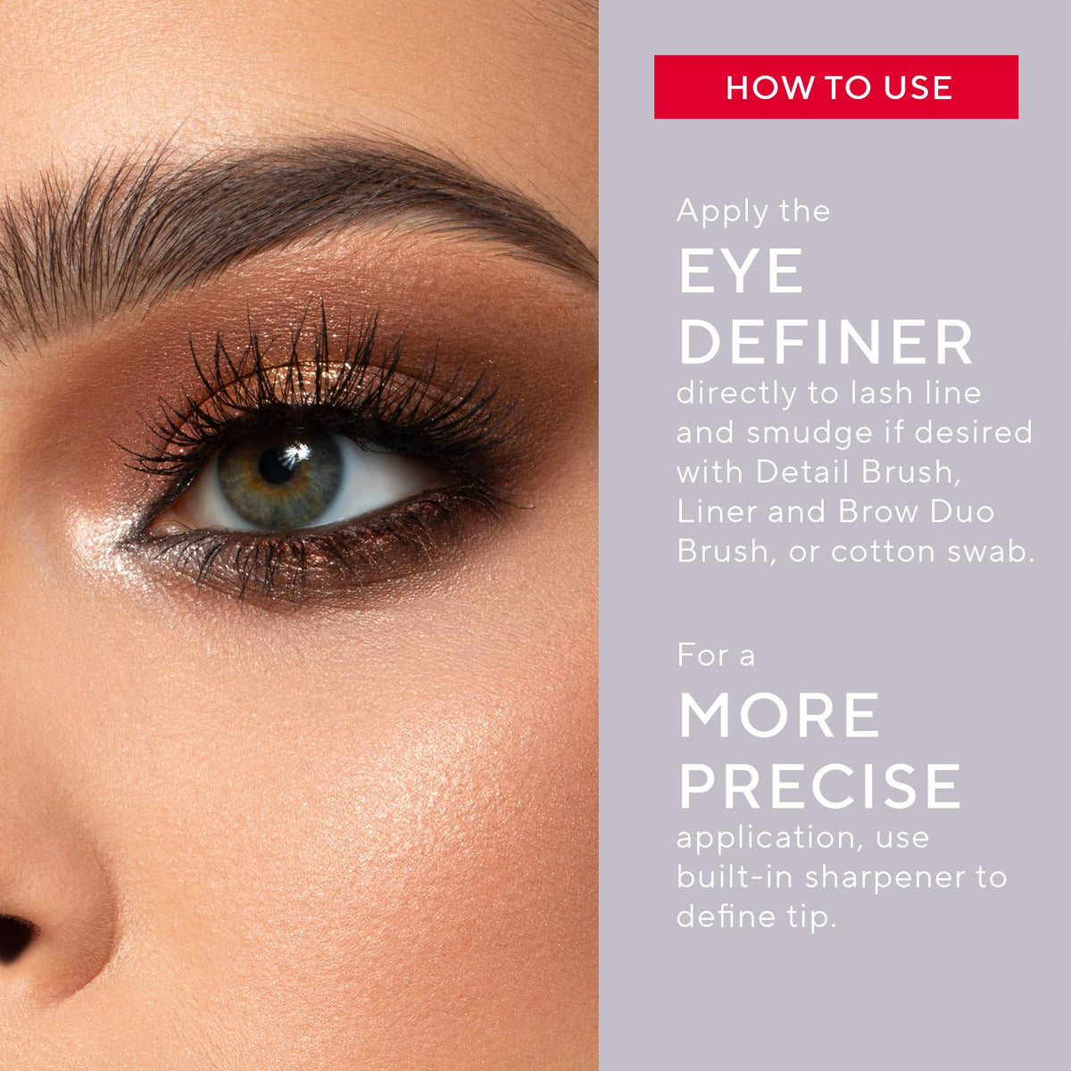 Mirabella Retractable Eye Definer Gel Eyeliner Pencil, Richly Pigmented Color Eyeliner Offers All-Day Wear for Precise and Sultry Looks with Hydrating