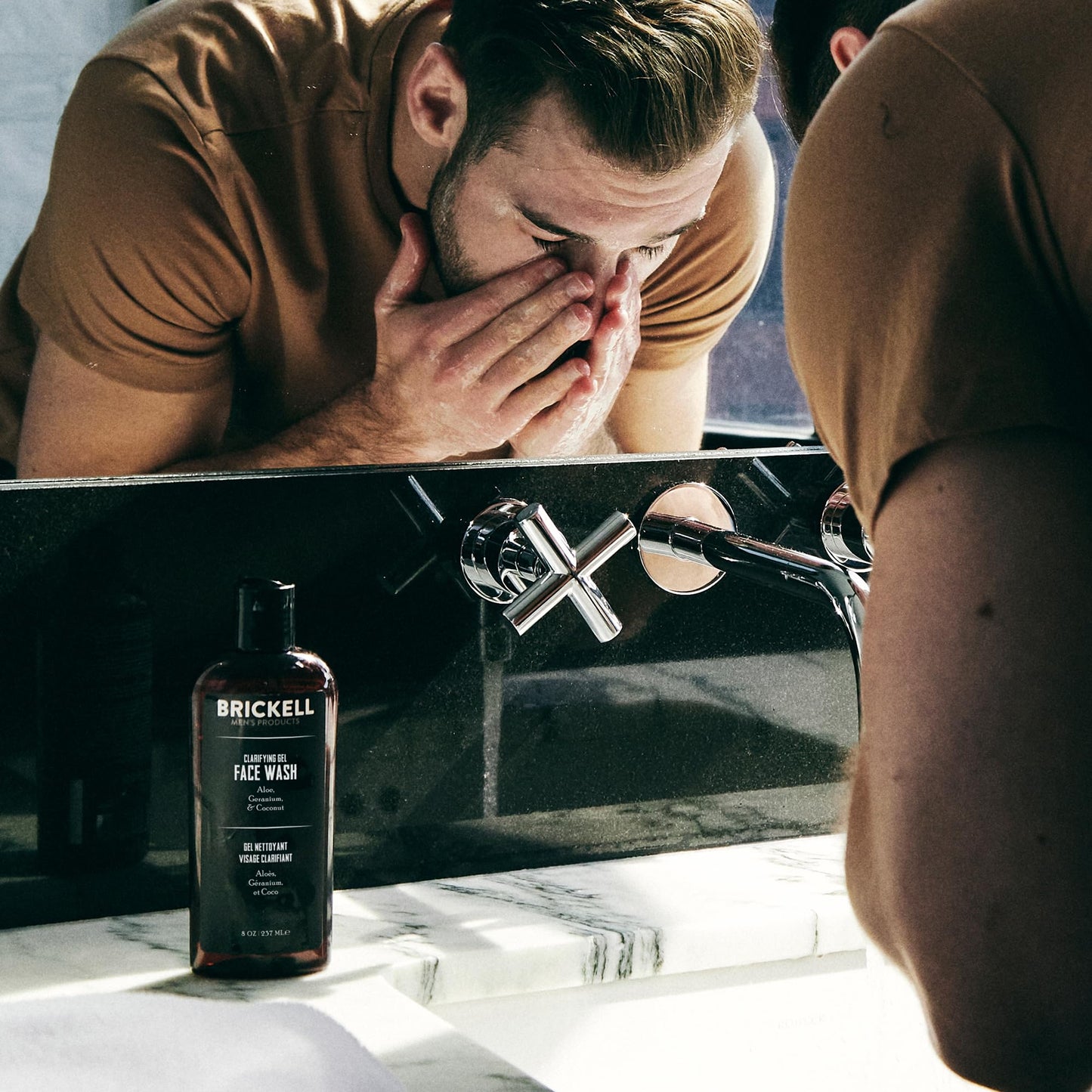 Brickell Men's Daily Elite Face Care Routine I, Toner, Gel Facial Wash, Face Scrub, Anti-Aging Night Cream, Eye Cream, Charcoal Mask and Moisturizer Beauty & Personal Care Brickell Men's Products