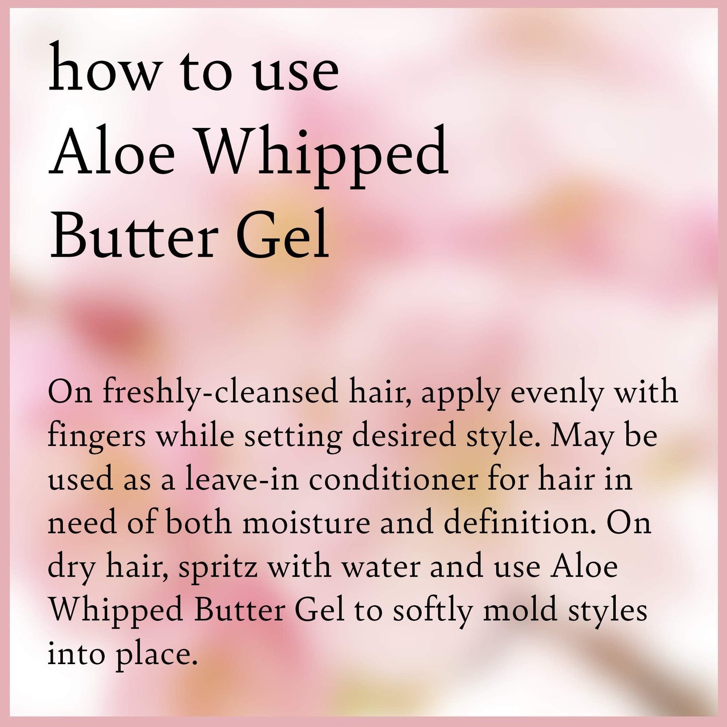 Camille Rose Aloe Whipped Butter Hair Styling Gel, with Aloe Vera and Macadamia Oil for Moisture and Light Hold, for All Hair Types 8 oz Beauty & Personal Care Camille Rose