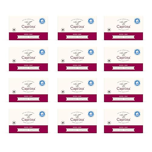 Caprina by Canus Fresh Goat's Milk Soap, Original (12 bars) Beauty & Personal Care Caprina by Canus