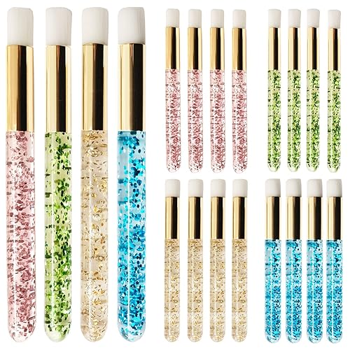 20-Piece Lash Shampoo Brush Set - Eyelash Extension Cleanser, Peel Off Blackhead, Nose Pore Deep Cleaning Brush for Face & Eyelash Beauty & Personal Care Ataqus