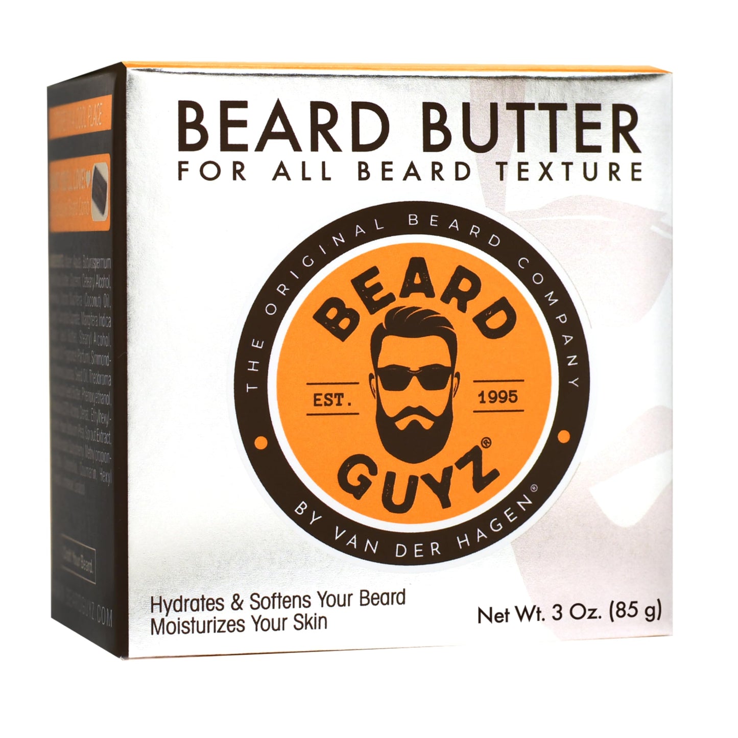 Beard Guyz Beard Butter - Moisturizing Beard Leave-In Conditioner and Softener for Men, Tames Frizz, Softens and Hydrates Facial Hair - 3 oz Beauty & Personal Care Beard Guyz