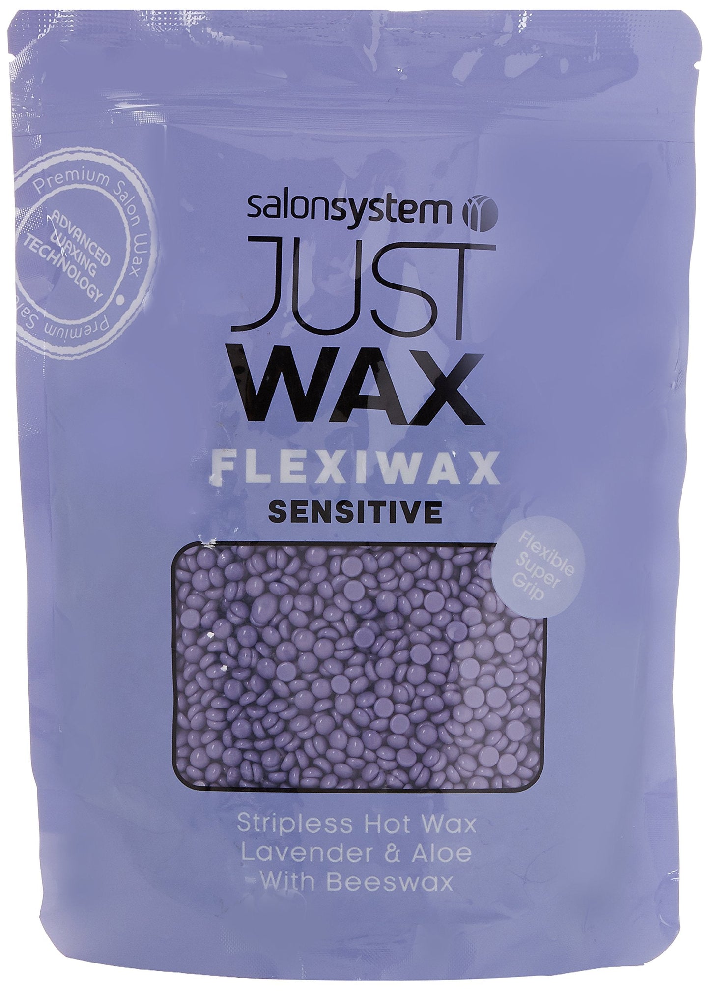 Salon System 700g Lavender and Aloe Vera Just Wax Sensitive Beads Beauty and Personal Care Salon System