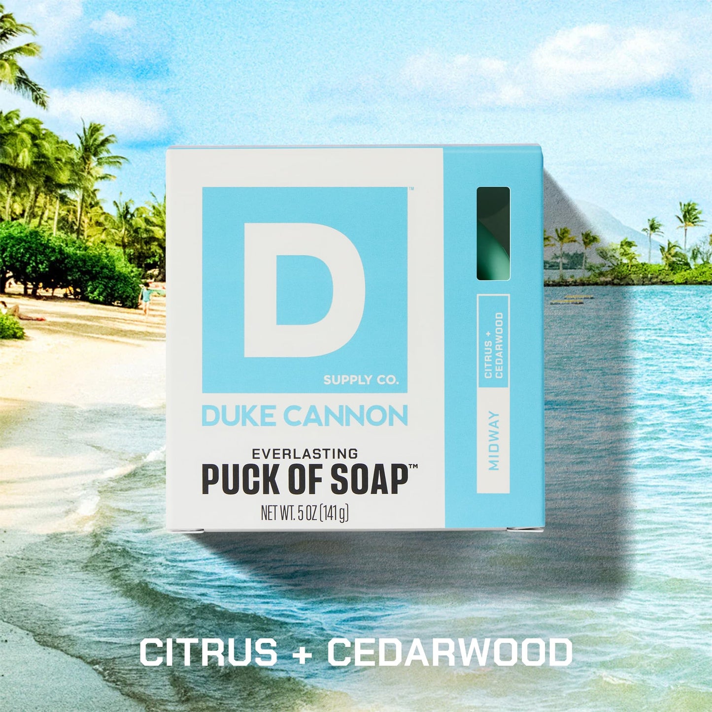 Duke Cannon Supply Co. Bar Soap Puck - Men's Rounded Bar Soap With Masculine Scents - Hydrating & Deep Cleaning - Disc-Shaped Mens Soap - All Skin Beauty & Personal Care Duke Cannon Supply Co.