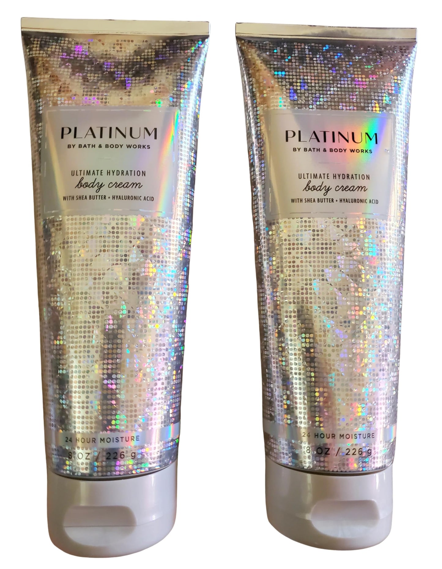 Bath & Body Works Platinum Ultimate Hydration Body Cream 8 Ounces Pack of 2 Beauty & Personal Care Bath & Body Works