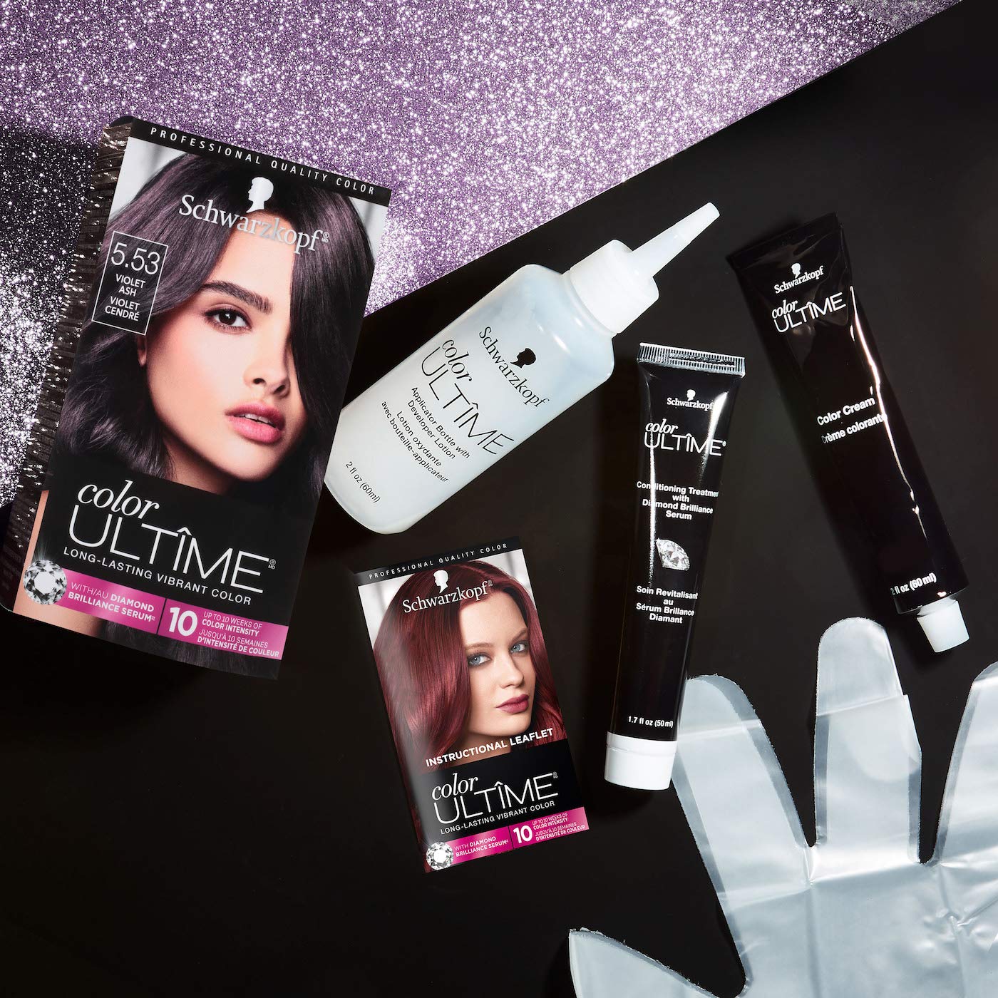 Schwarzkopf Color Ultime Hair Color 5.53 Violet Ash Beauty & Personal Care Schwarzkopf