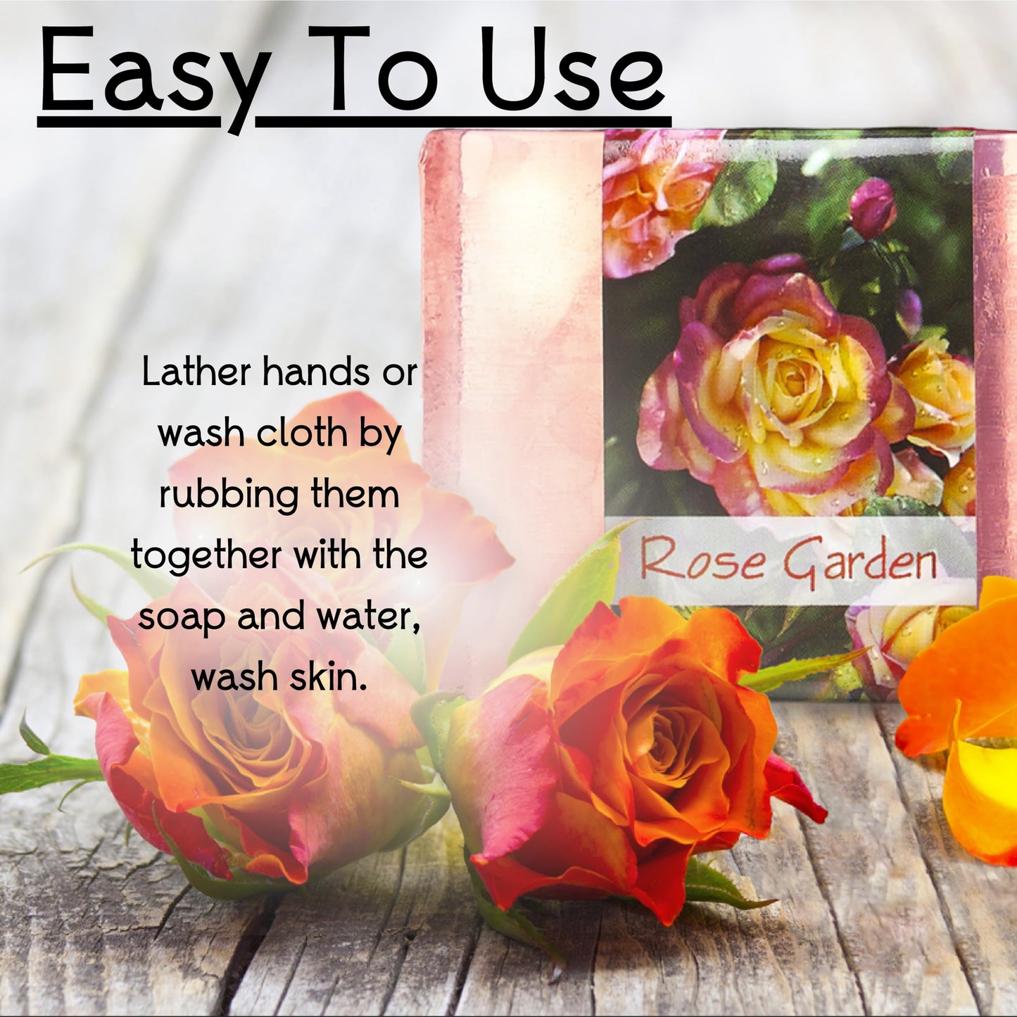 Nabila K Rose Garden Glycerin Bar Soap | Fresh Rose Scent | Natural, Vegan, Hypoallergenic | 100% Vegetable Glycerin, Sulfate-Free, Paraben-Free | 4.5 Beauty & Personal Care Nabila K