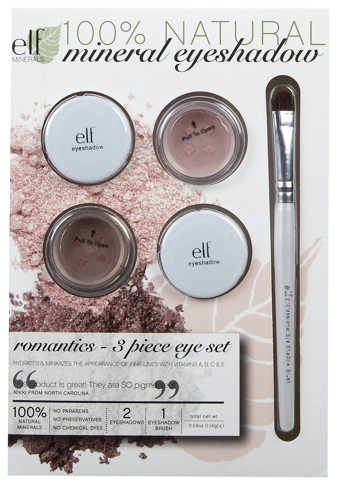 e.l.f. Mineral Eyeshadow Set, Romantics Beauty & Personal Care e.l.f.