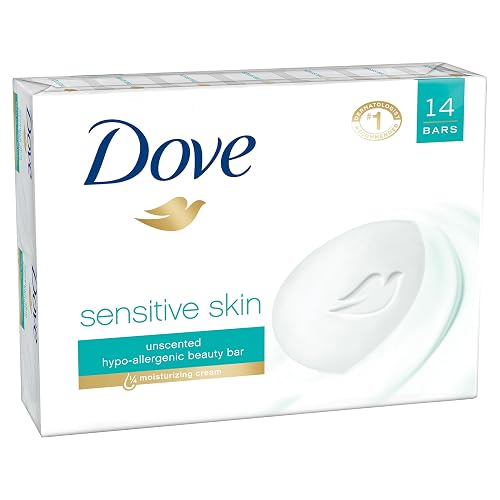 Dove Beauty Bar, Sensitive Skin 4 oz, 14 Bar Beauty & Personal Care Dove