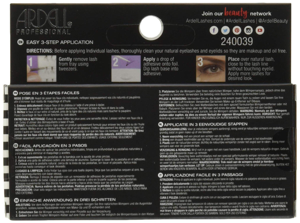 Ardell Faux Mink Individuals Short Black Beauty & Personal Care Ardell