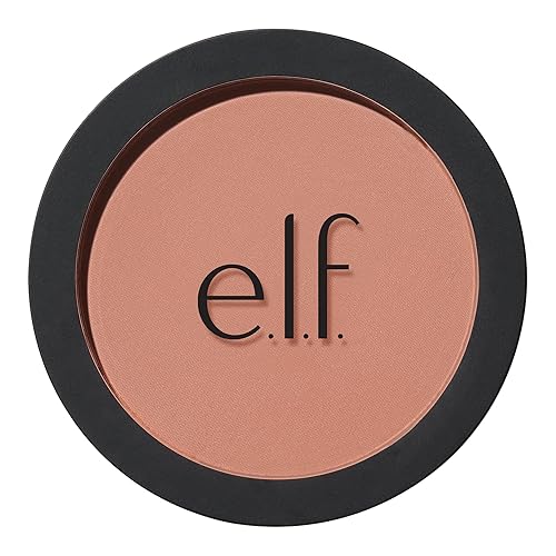 e.l.f Primer-Infused Blush, Long-Wear, Matte, Bold, Lightweight, Blends Easily, Contours Cheeks, Always Rosy, All-Day Wear, Vegan & Cruelty-Free Beauty & Personal Care e.l.f.