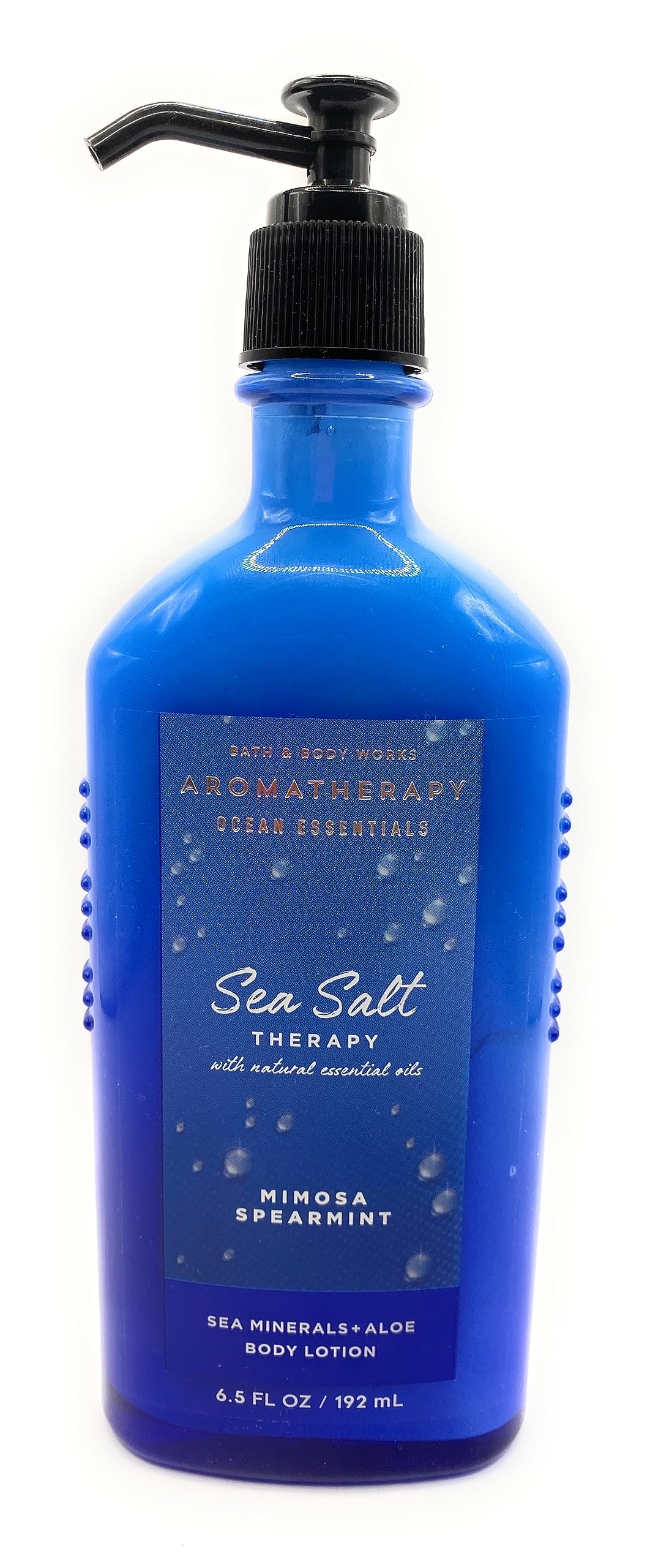 Bath & Body Works Aromatherapy Sea Salt Therapy - Mimosa Spearmint Sea Minerals + Aloe Body Lotion, 6.5 Ounce Beauty & Personal Care Bath & Body Works
