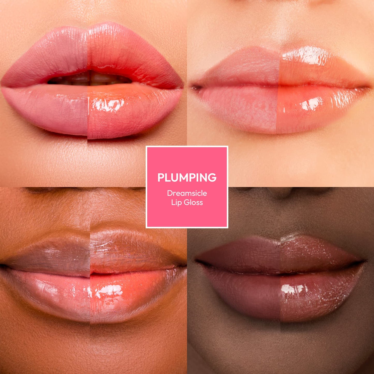 Ruby Kisses Hyaluronic Lip Gloss, High-Shine Volumizing Plumping Hydrating Beauty & Personal Care Ruby Kisses