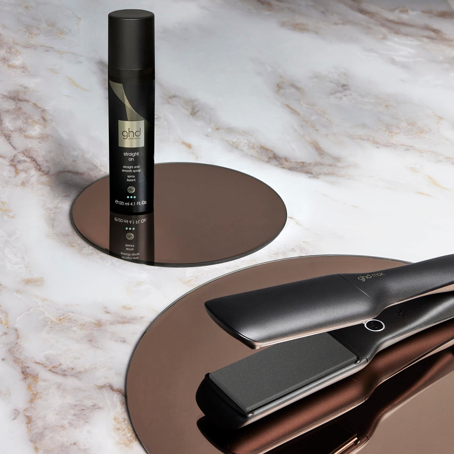 ghd Straight On Heat Protectant for Hair ? Straight & Smooth Hair Spray, Heat Protection System to Strengthen and Smooth Hair for Anti-Frizz Styling ? Beauty & Personal Care ghd